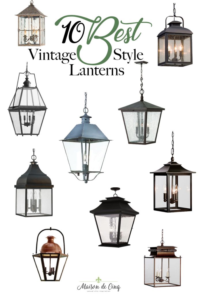 Antique lantern deals light fixture