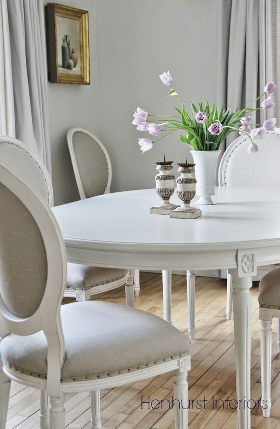 grey and gold dining room simple french country swedish style