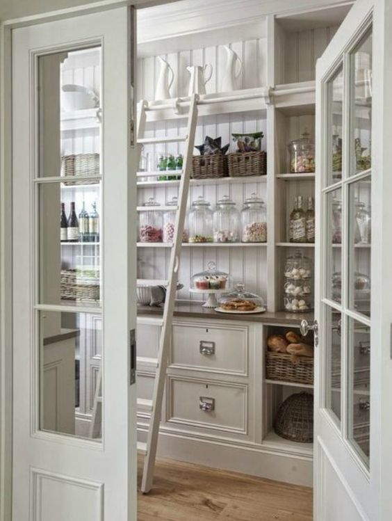 Modern Farmhouse Kitchen Organization Ideas  Pantry cupboard, Modern  farmhouse kitchens, Pantry drawers