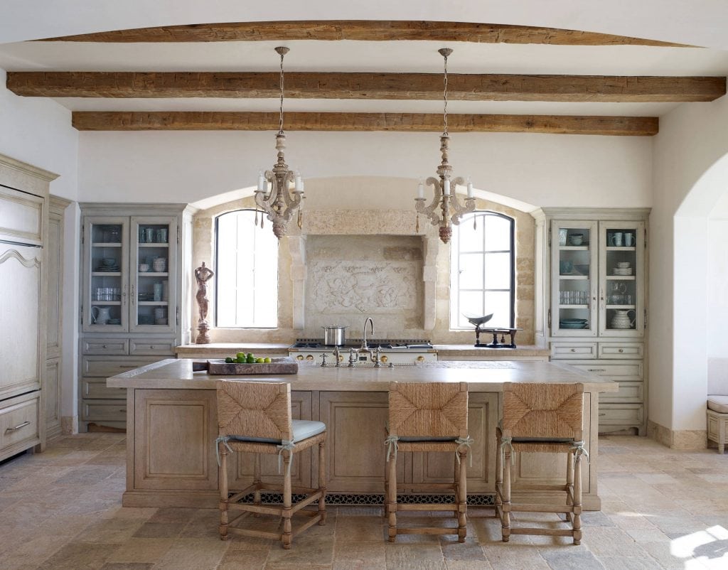 Friday Favorites The Charm Of French Farmhouse Kitchens   Mediterranean Kitchen Bellevue 1024x802 