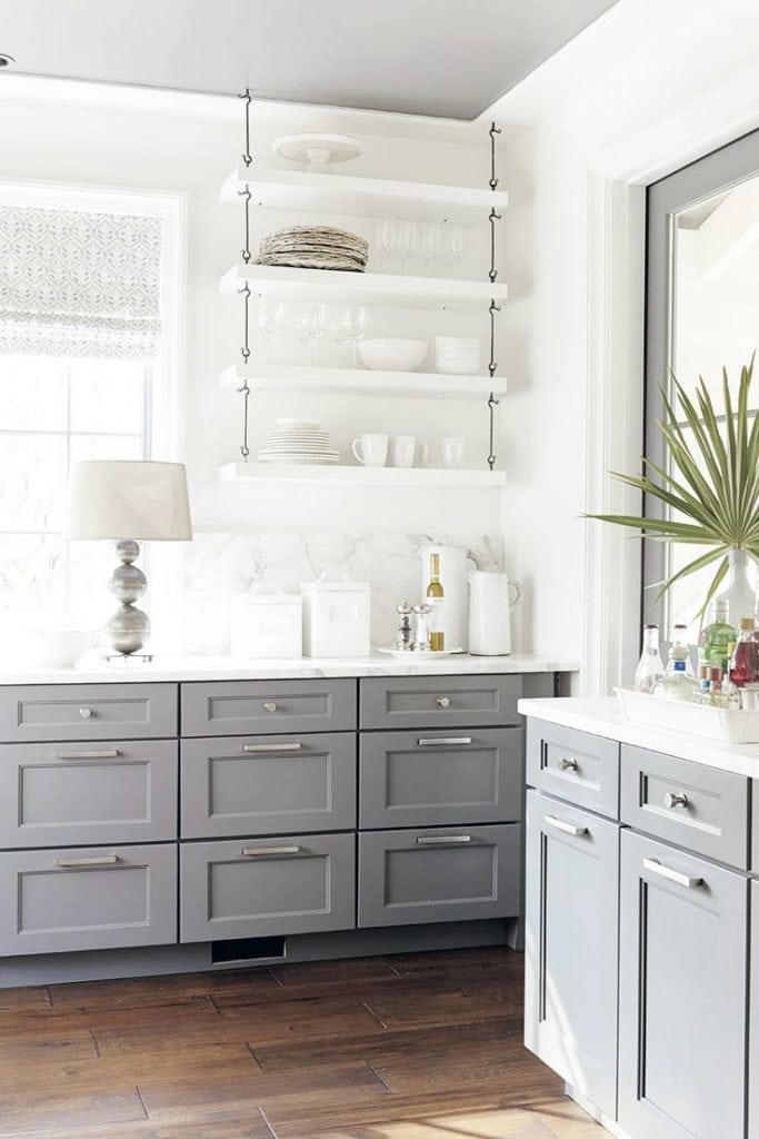 grey-and-white-kitchen-floating-shelves-suzanne-kasler
