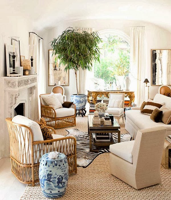 Friday Favorites - Decorating with Animal Hides for a Chic Look