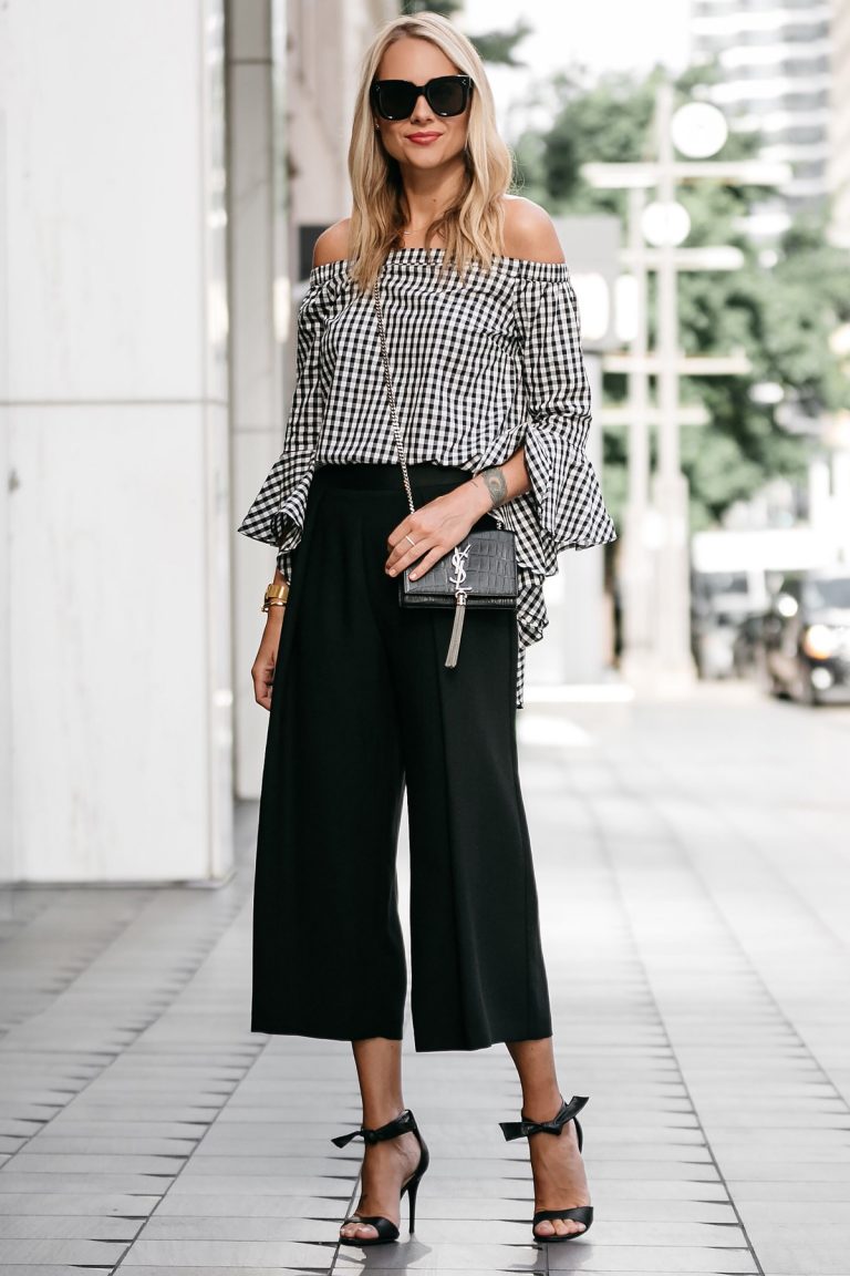 OFF THE SHOULDER TOP & WIDE LEG PANTS - Fashion Jackson