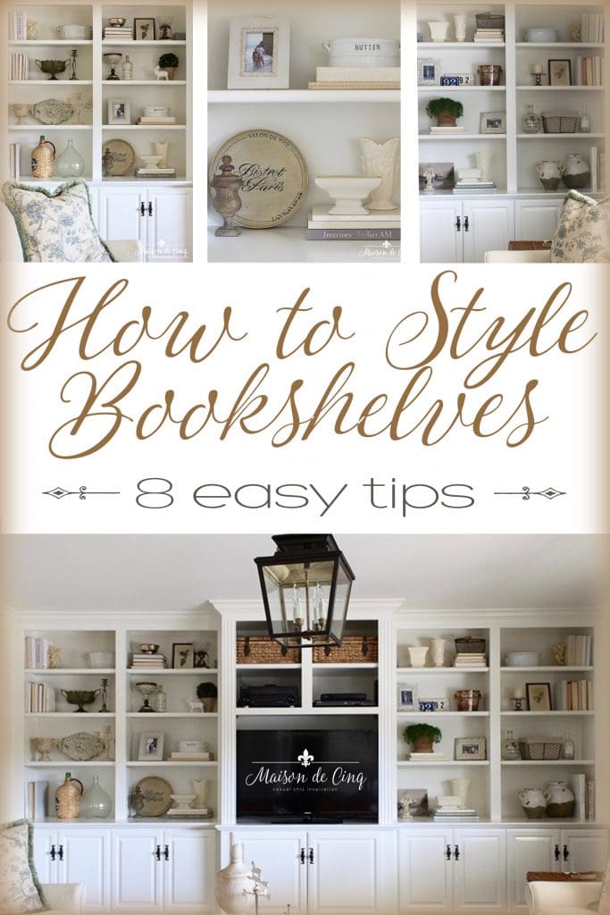 8 Secrets to Successfully Styling Bookcases and Built-ins