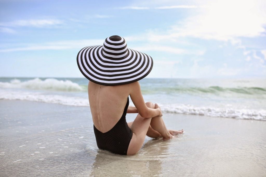 Classy, Timeless Elegance - The Black Swimsuit