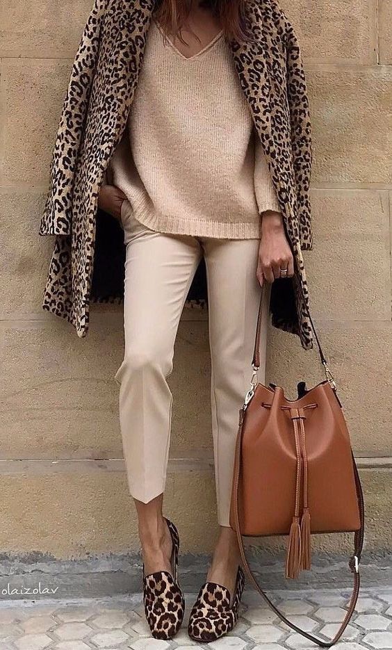 Fall Outfit Wearing Leopard x Leopard, Fall Fashion