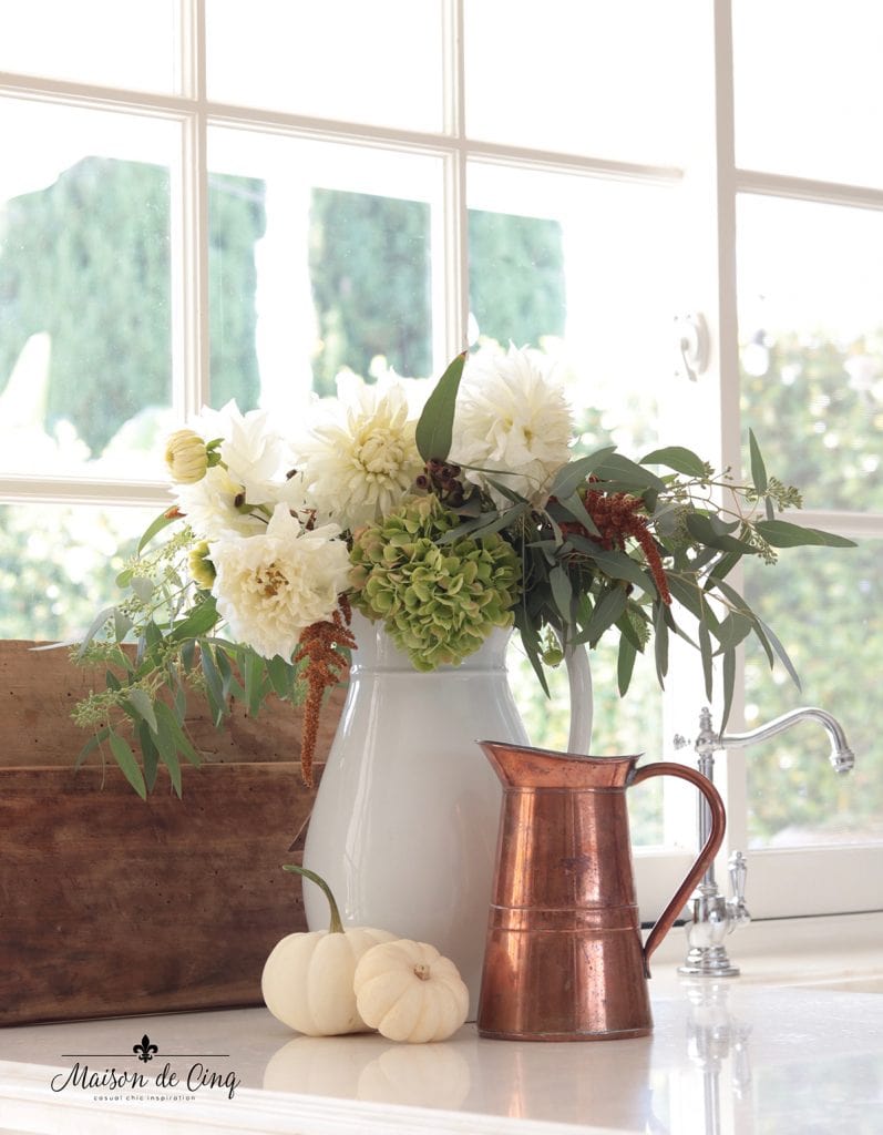 Add Warmth for Fall With Vintage Copper Kitchen Accessories