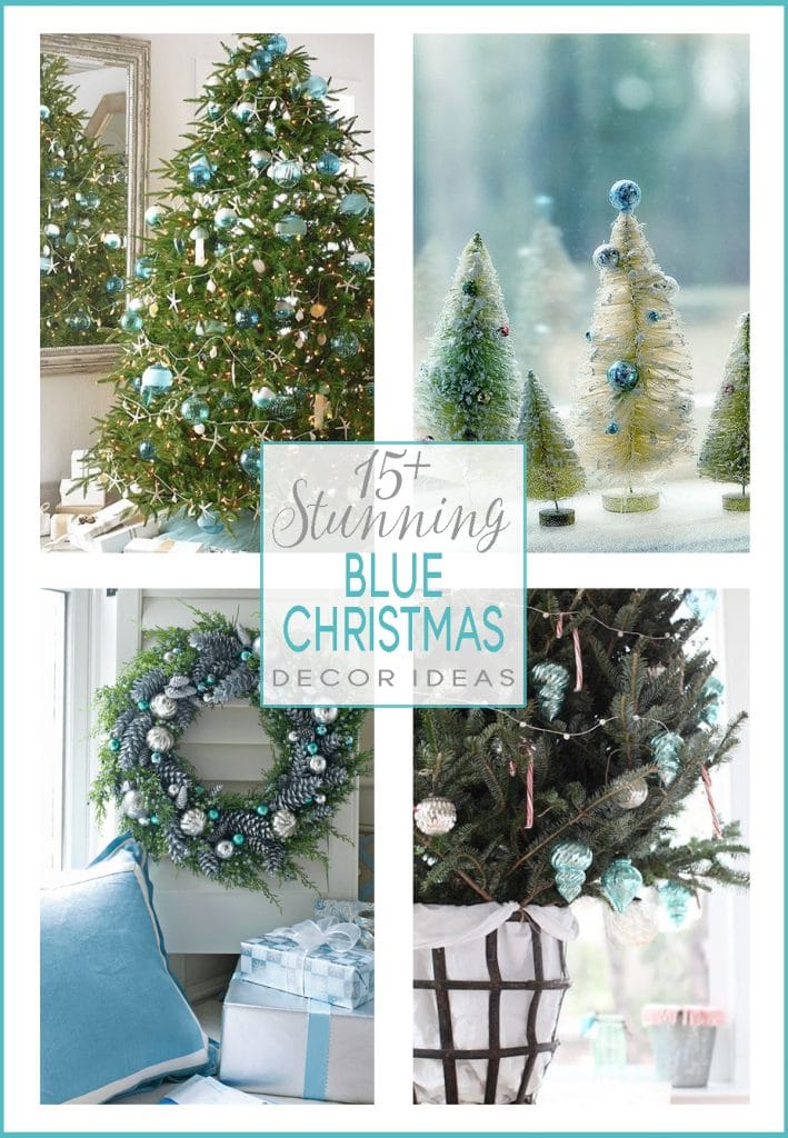 blue christmas decor ideas 15 stunning inspiring examples holiday decor
