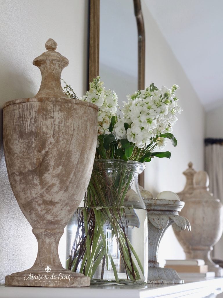 five spring decorating tips mantel styling flowers french country decor