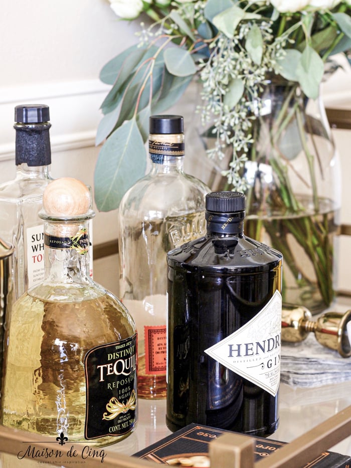 Bar Cart Styling - How to Style a Bar Cart Like a Pro