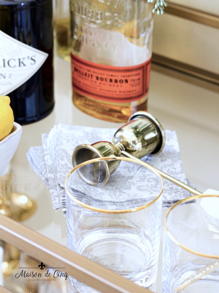 DIY Bar Accessories for Your Bar Cart