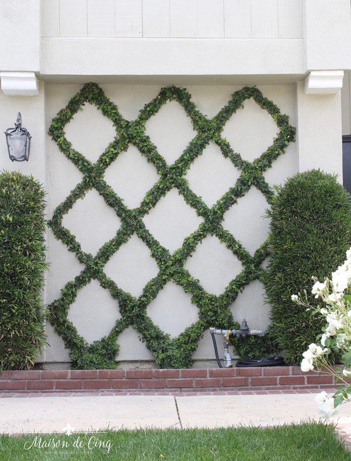 Buy a ready-made artificial Ivy hedge