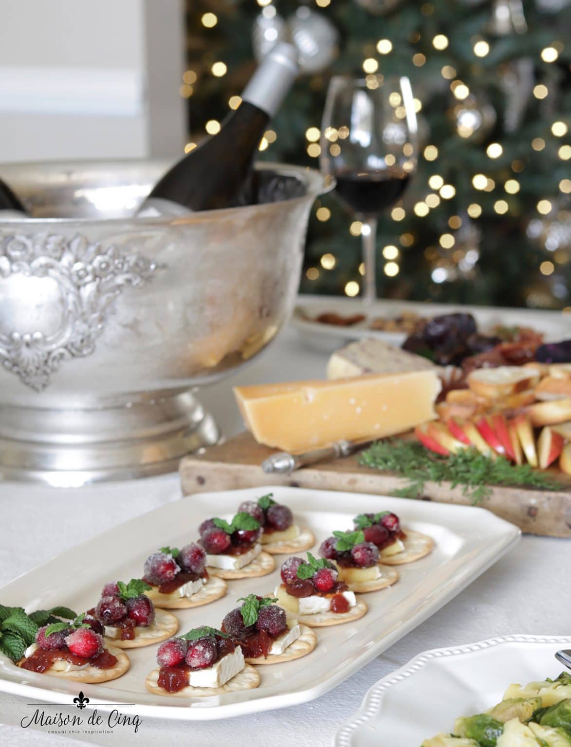 How To Host An Easy Holiday Wine Appetizer Party   ChalkHillHolidayEntertaining9 1173x1536 