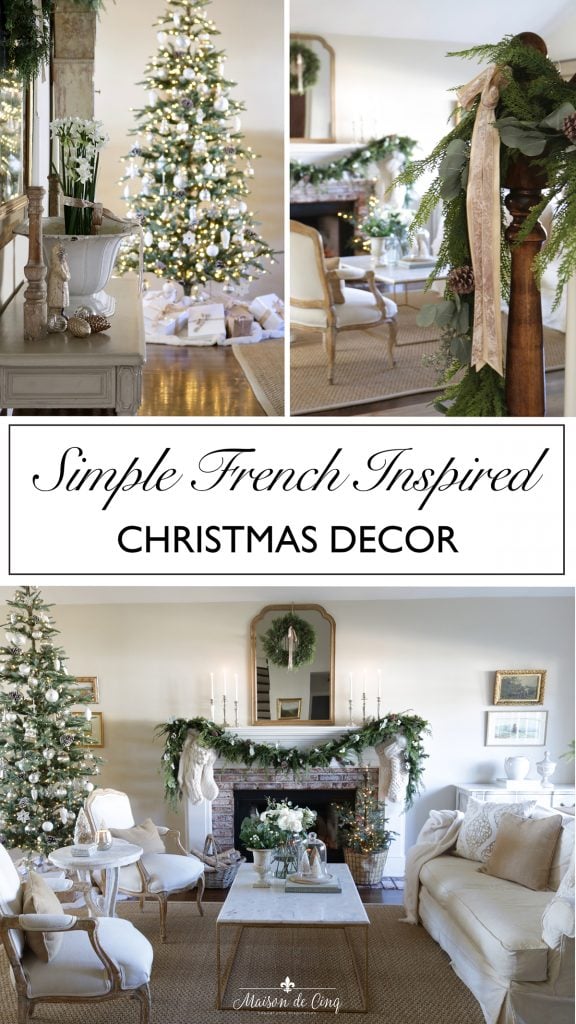 Neutral French Christmas: Simple Decorating Ideas