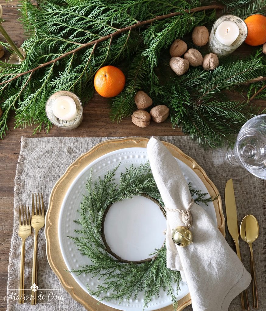 Orange + Turquoise Holiday Brunch Tablescape