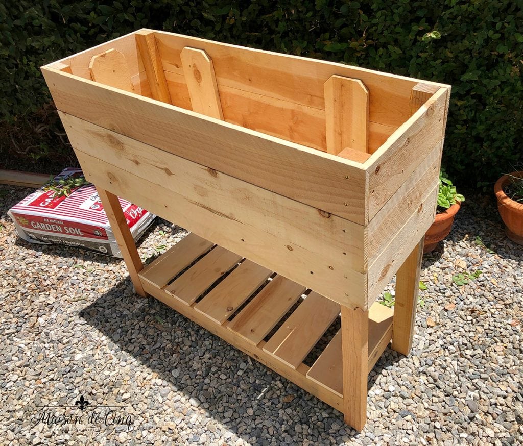 How to make a DIY Raised Planter Box 