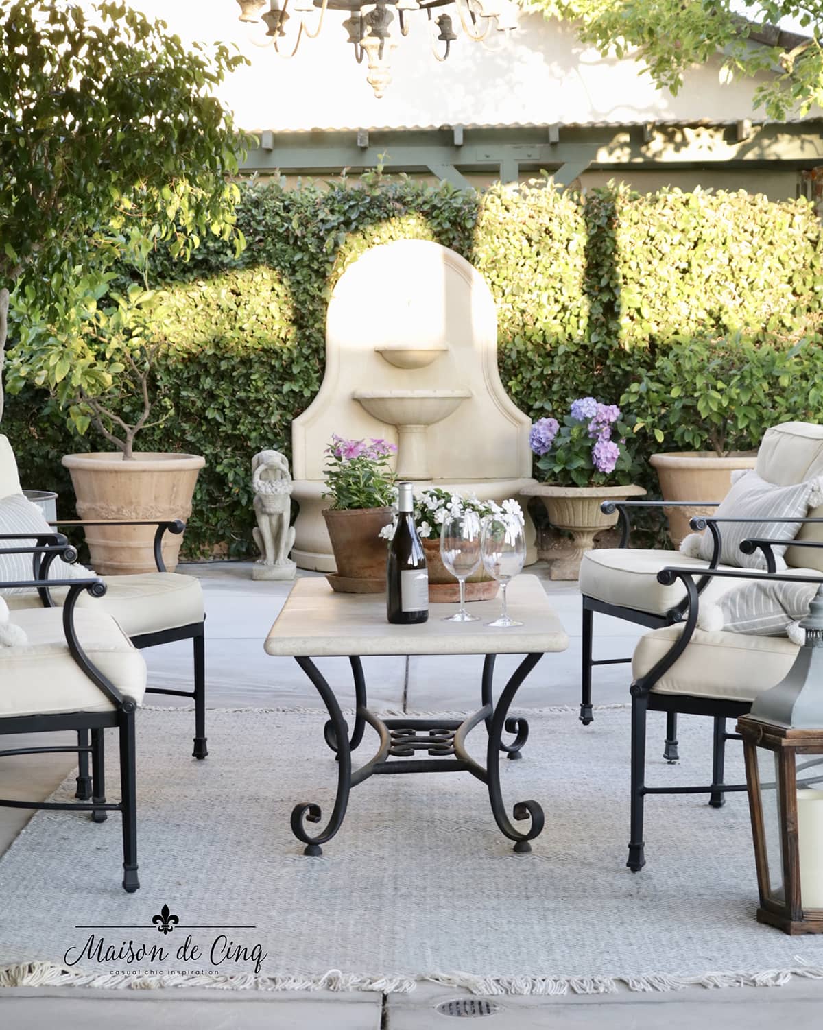 Outdoor Patio Decor: Simple & Pretty Summer Refresh