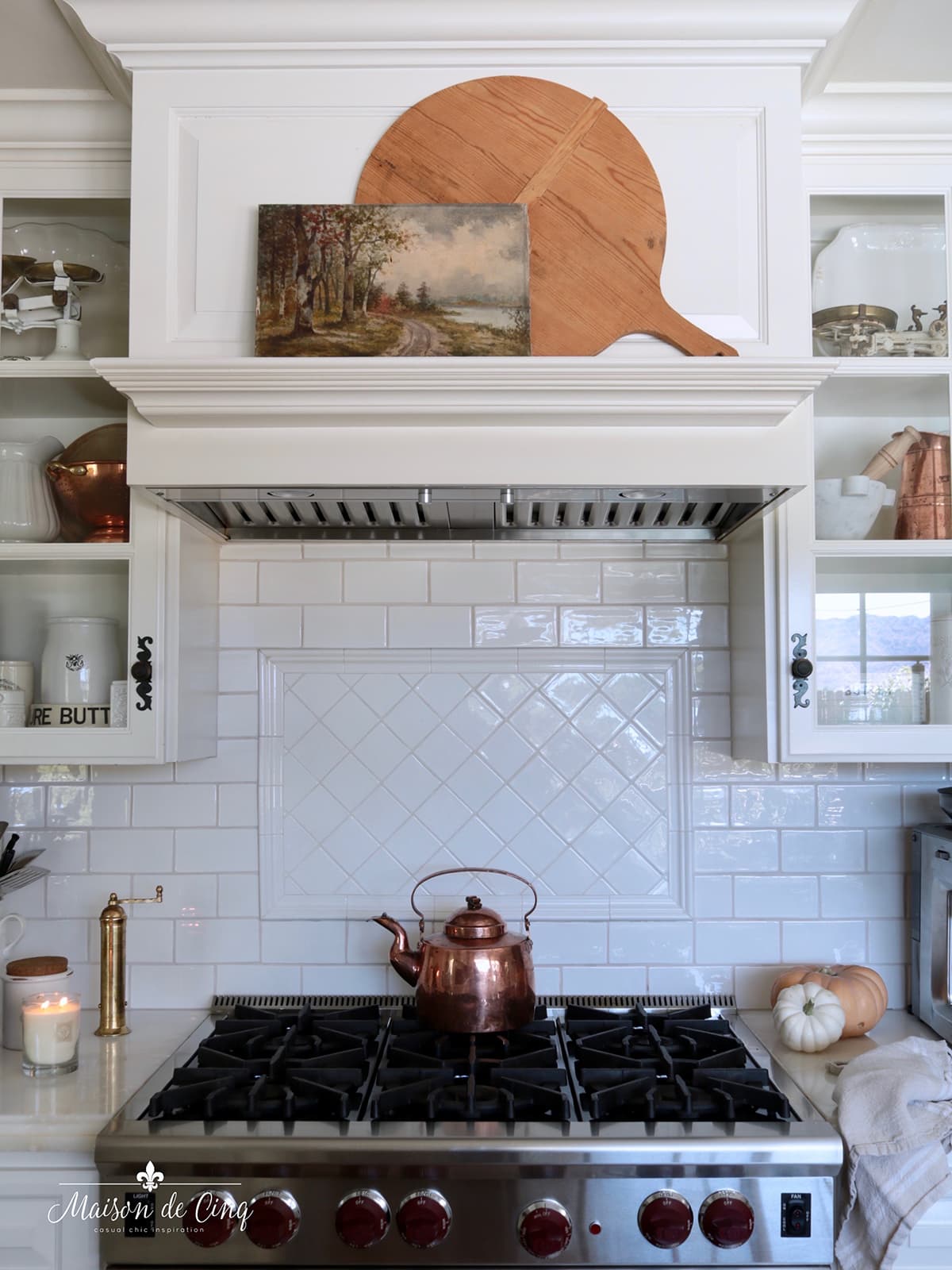 Simple Fall Kitchen Decorating Ideas - Maison de Cinq
