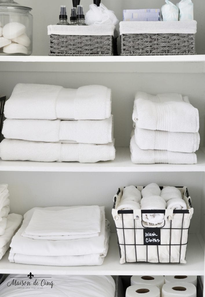 Linen Closet Organizing: Readying Our Home for Guests