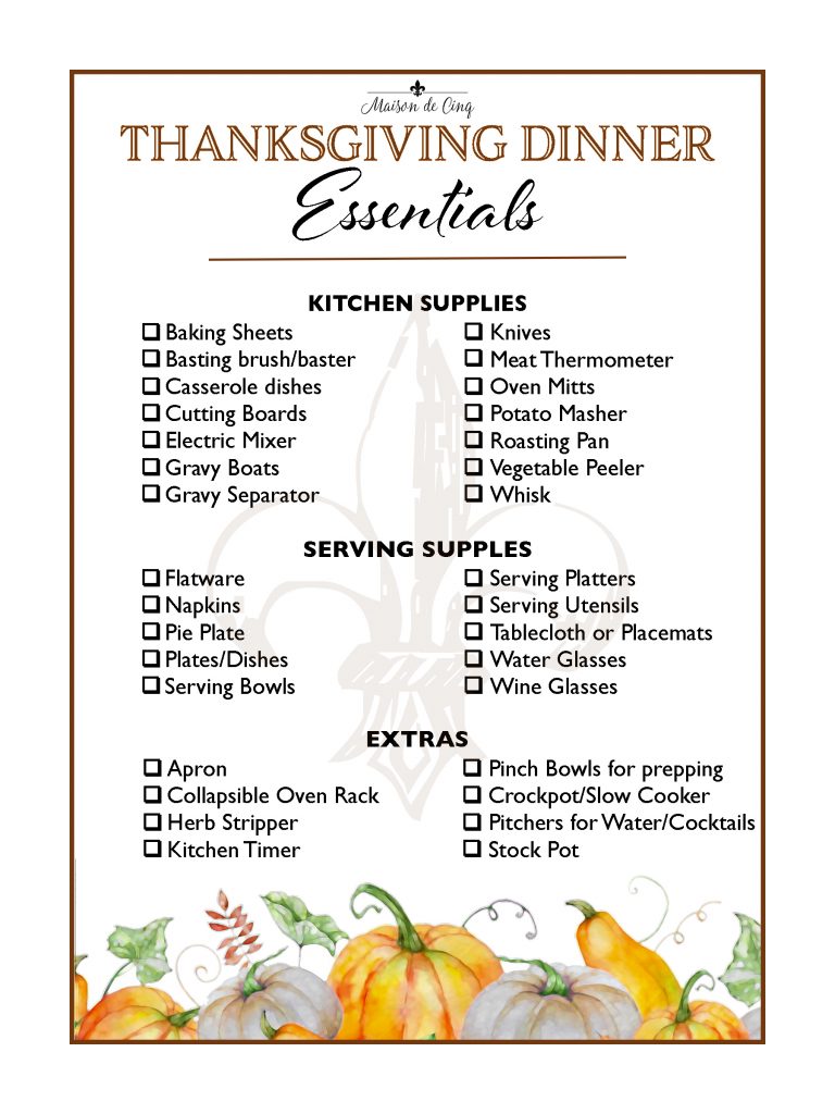 How to Host Thanksgiving - 10 Essential Tips for No-Stress Hosting