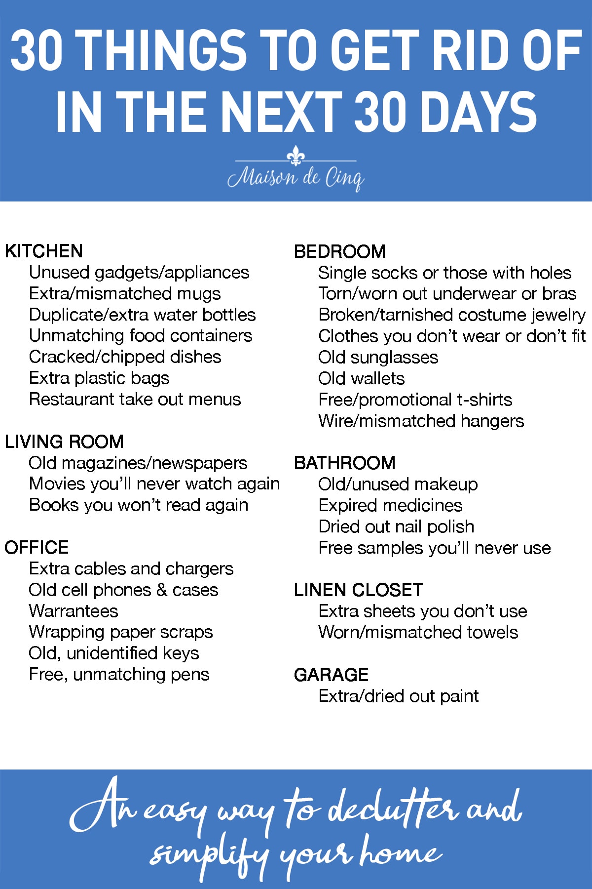 35 Things To Get Rid Of To Declutter Your Life