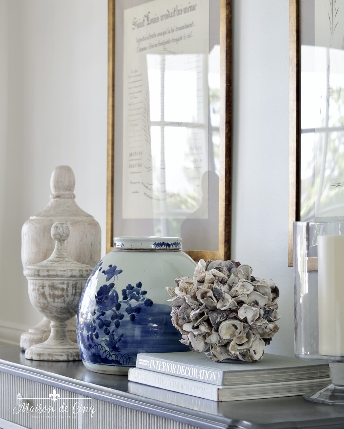 Summer Decor Ideas: Soft Blues in the Living & Dining Room