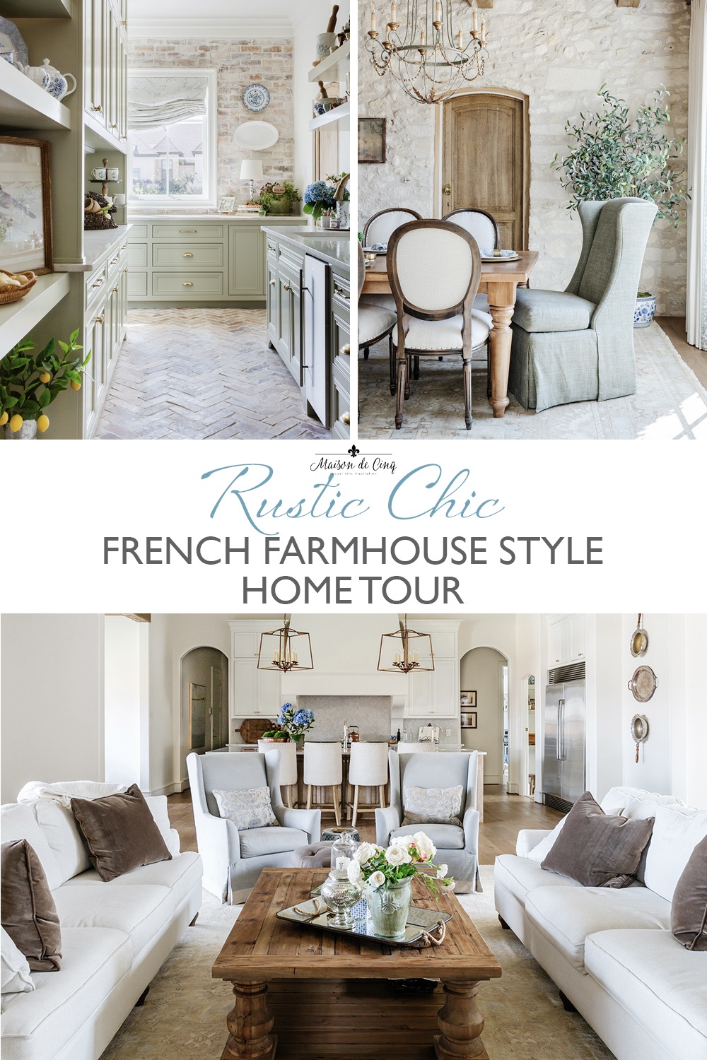 Gorgeous Rustic French Style Home - Inspiring Home Tour