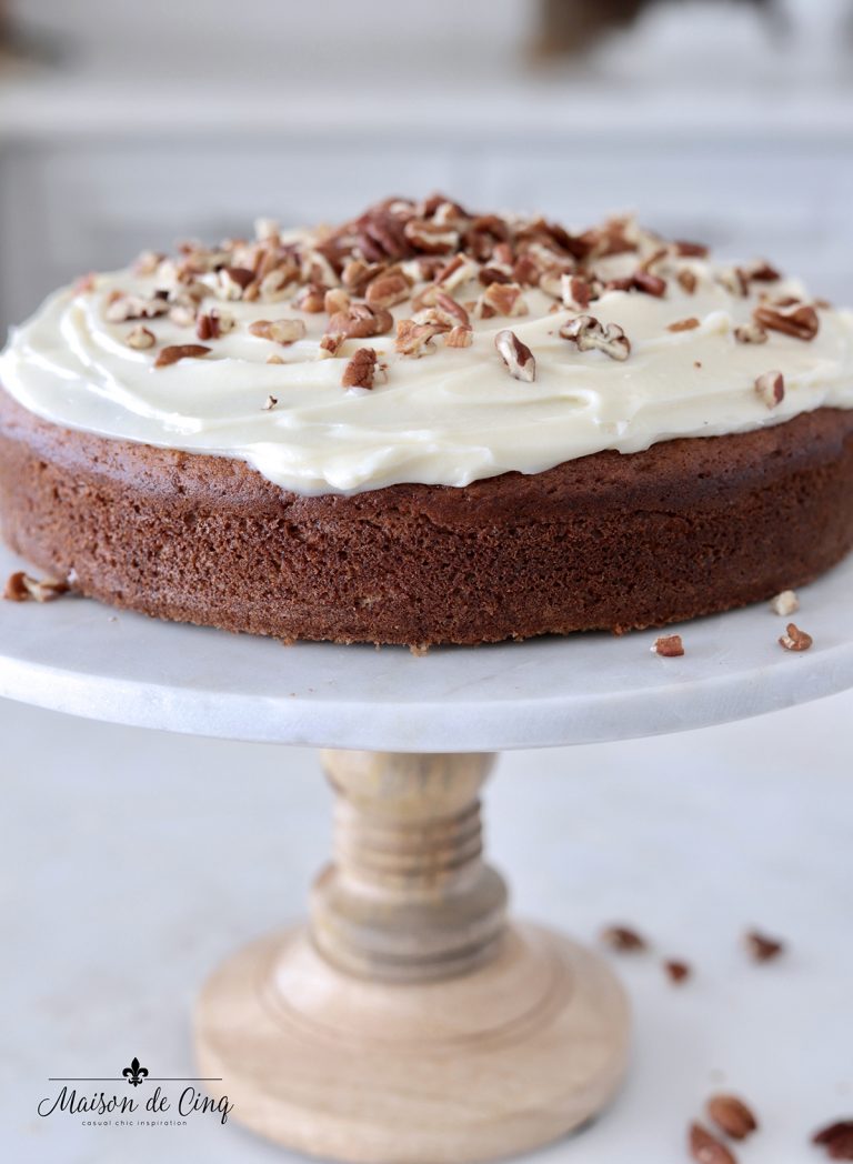 Simple Banana Cake with Cream Cheese Frosting