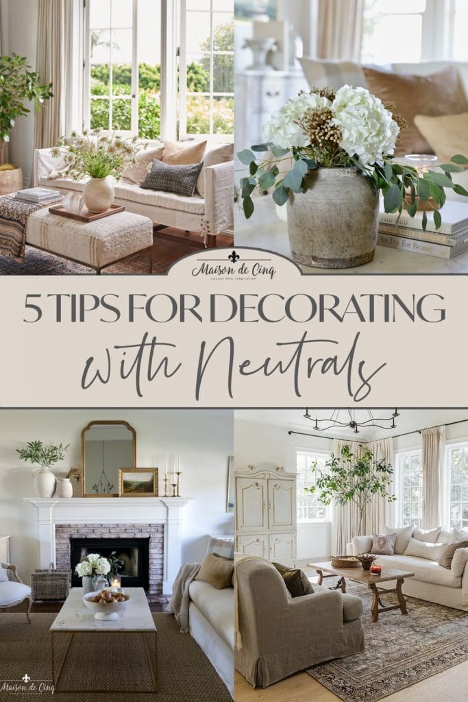 Decorating With Neutrals - 5 Essentials Tips