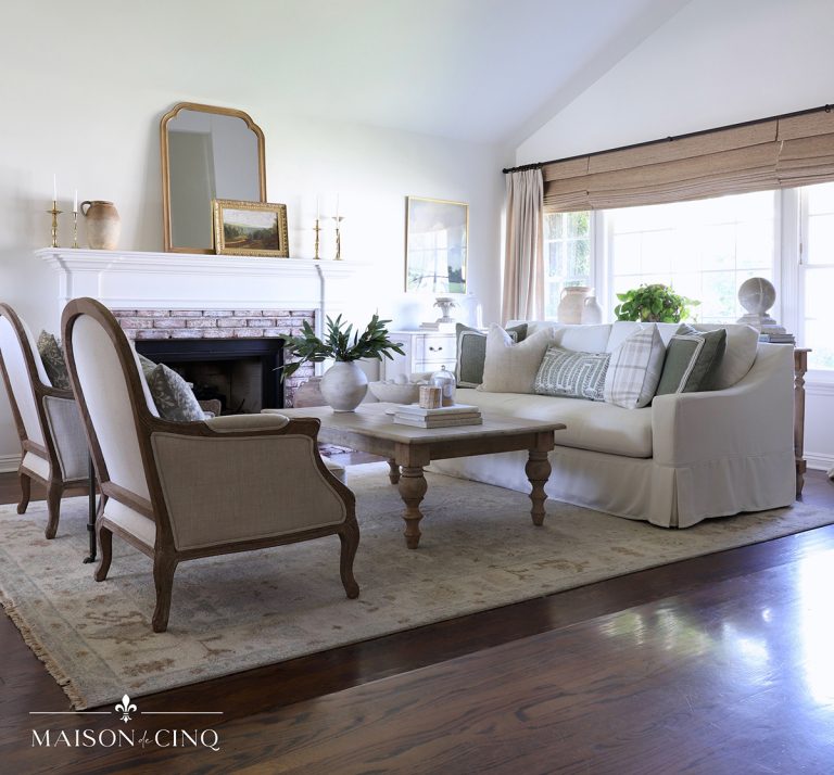 French Finds at Wayfair – a Living Room & Dining Room Update