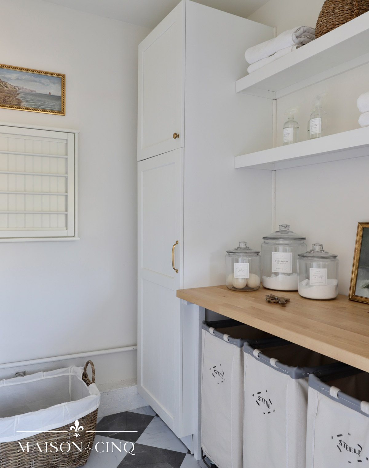 large ikea cabinet in laundry room holds ironing board and steamer storage ideas 
