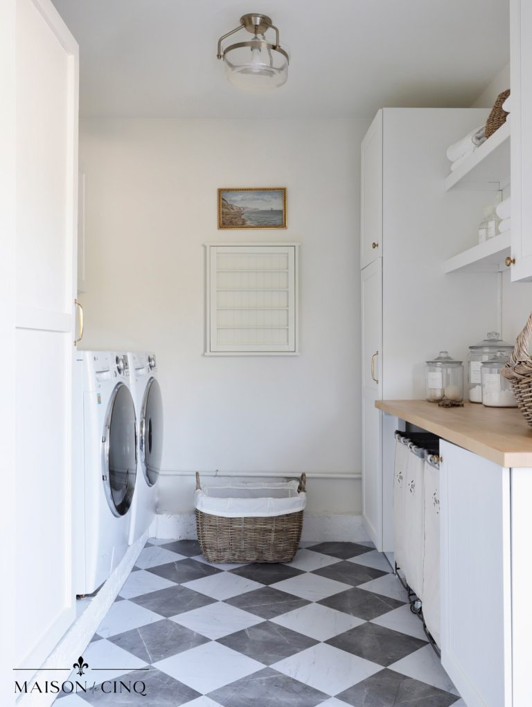 Laundry Room Makeover Reveal