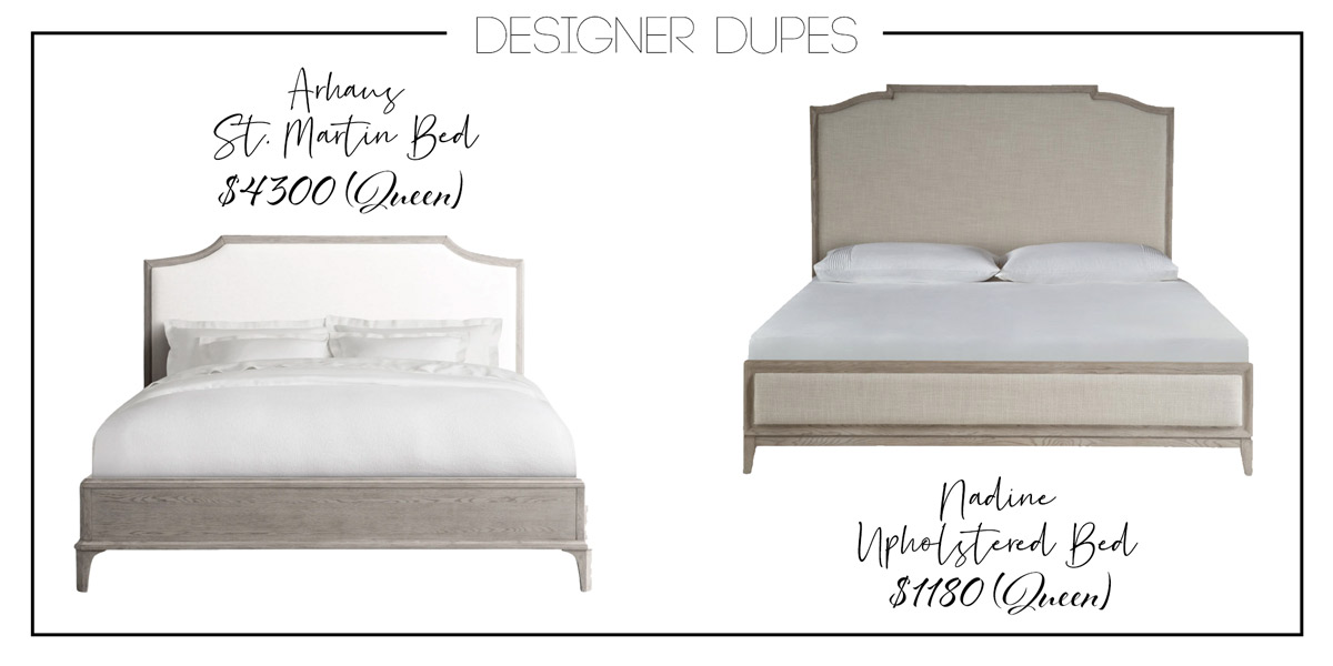designer dupes Arhaus St. Martin Bed dupe 