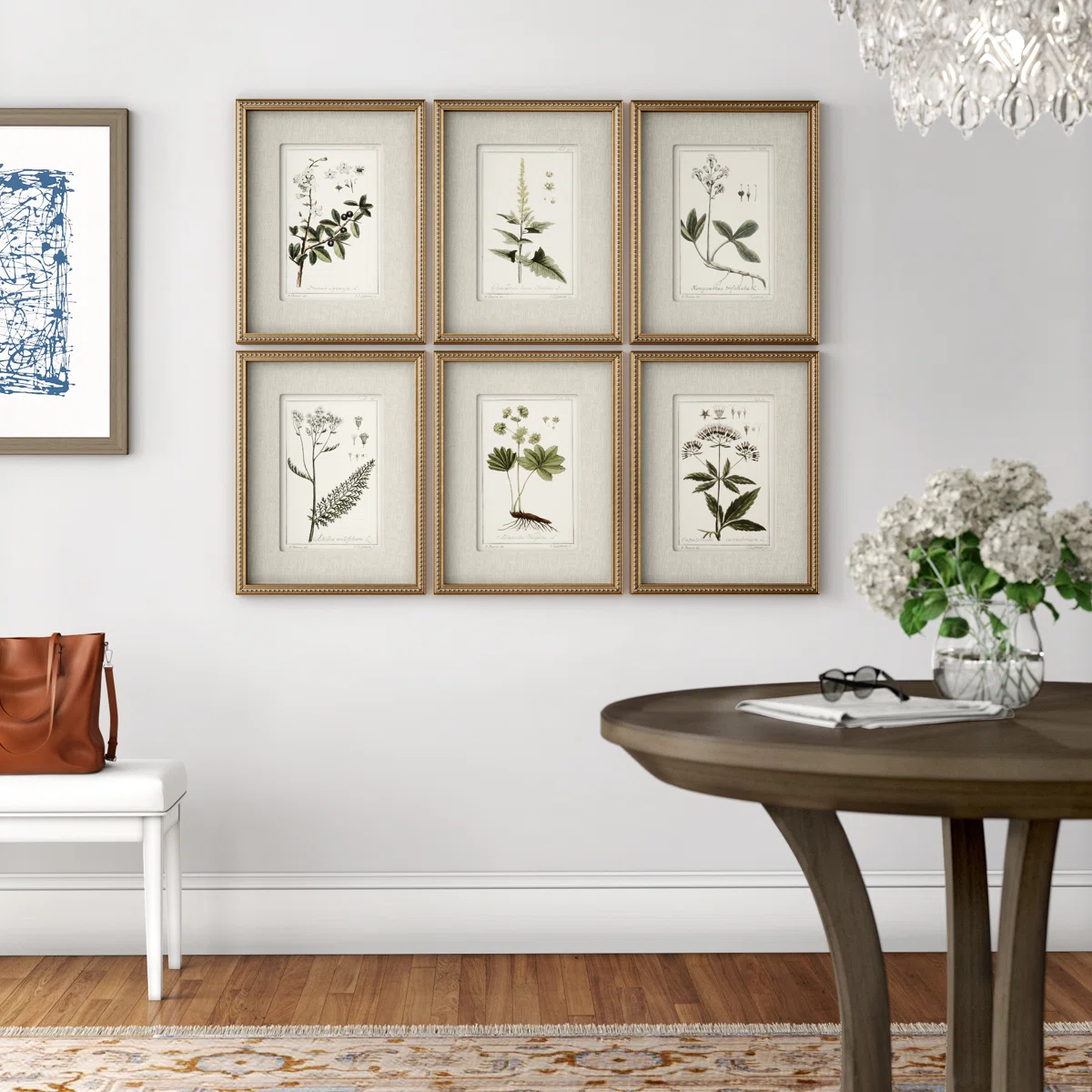 best selling set of 6 gorgeous botanical prints at Wayfair 