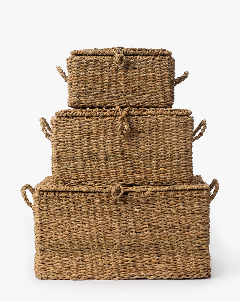 Wayfair Best Sellers set of 3 seagrass baskets great storage ideas 