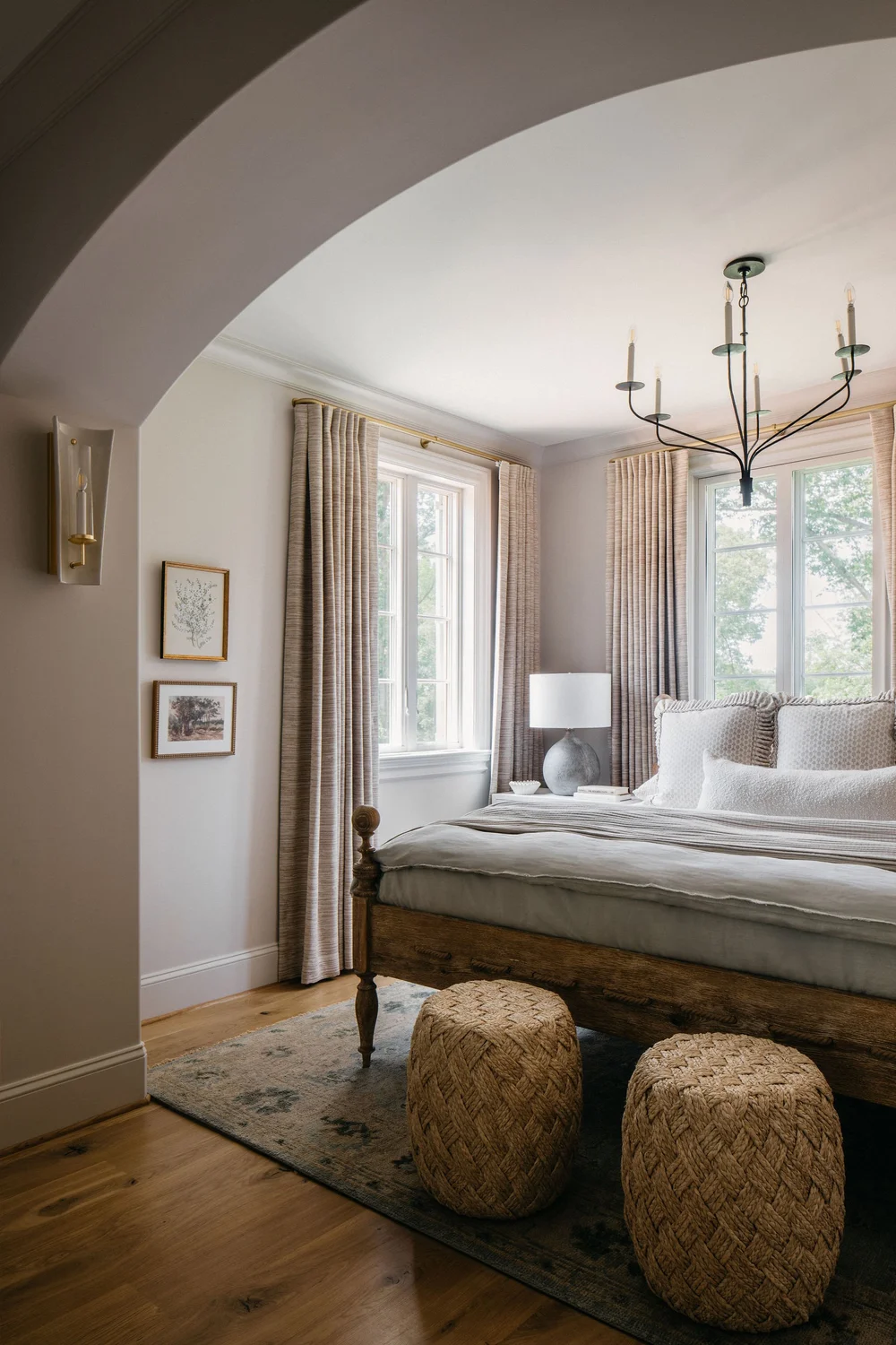 elevating your bedroom with draperies beautiful neutral cozy bedroom 