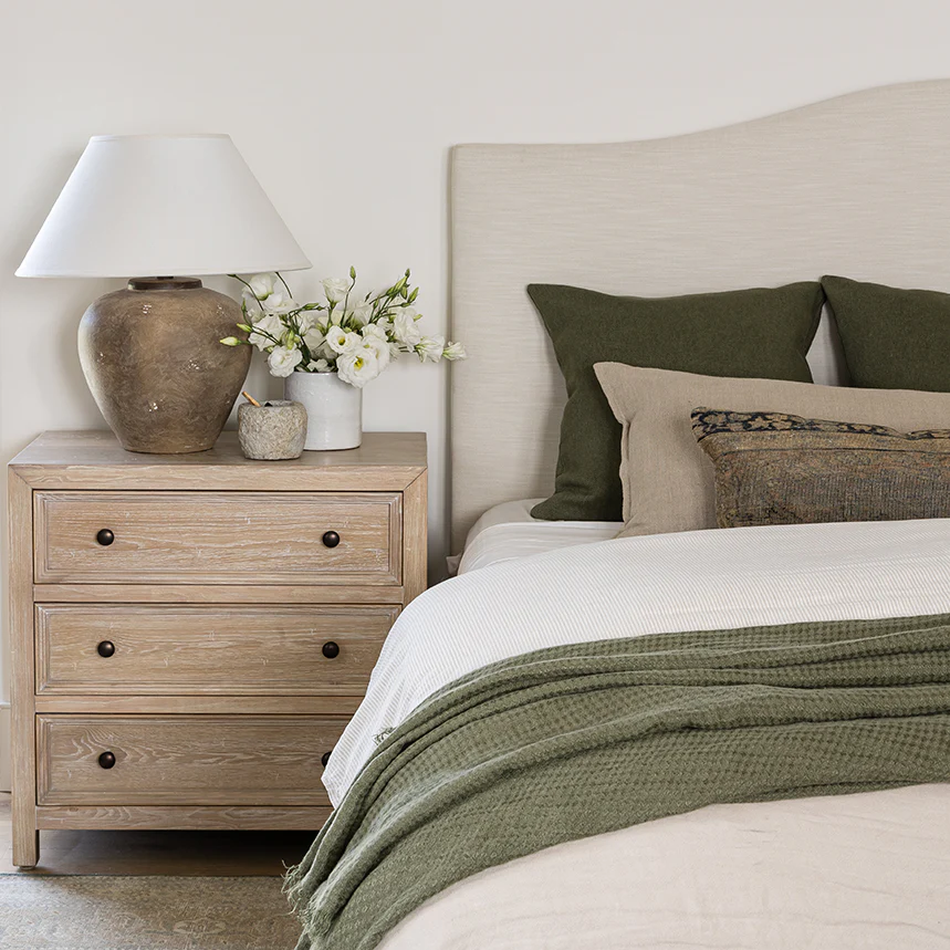 best selling gorgeous rustic table lamp in pretty bedroom 